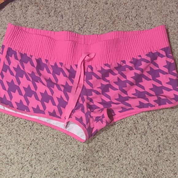 Joe Boxer Women's Black Multicolor and Pink Purple Shorts( 2 Shorts) - Picture 2 of 10